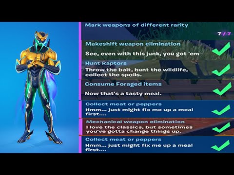 All Week 7 Easy Challenges Complete Guide In Fortnite! Chapter 2 Season 6 Fast Week 7 Challenges!