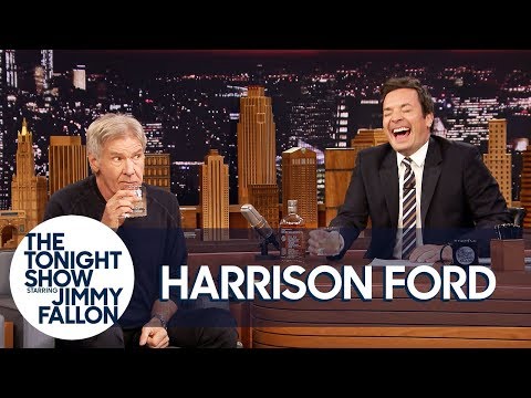 Harrison Ford and Jimmy Sip Glasses of Scotch and Tell Each Other Jokes Harrison Ford and Jimmy Sip Glasses of Scotch and Tell Each Other Jokes