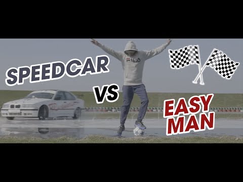SPEEDCAR VS. STREETFOOTBALL! FT. EASY MAN!