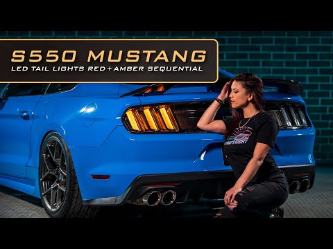 S550 Ford Mustang | Red & Amber Sequential LED Tail lights | Install and Review | Morimoto Lighting