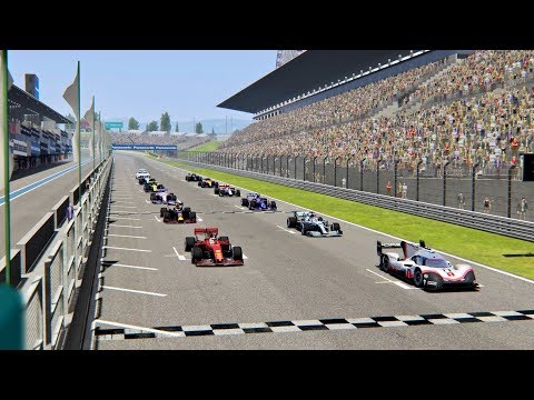 Porsche 919 EVO vs F1 2019 Cars - Suzuka