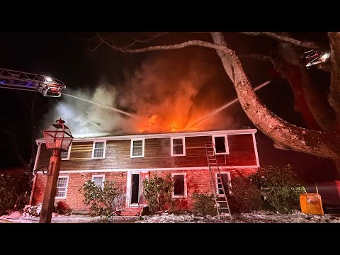 1/21/2026 3rd Alarm of fire Reading Ma, Fireground audio