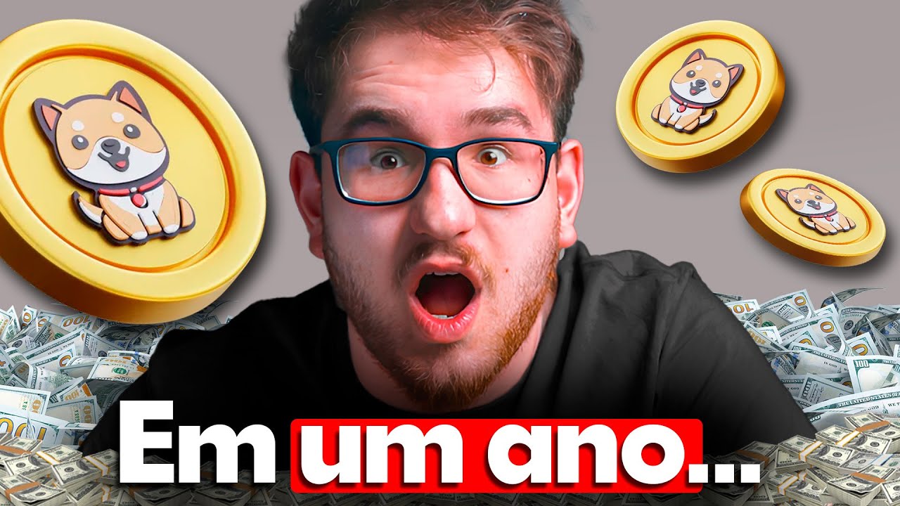 Quanto investir em Baby Dogecoin p/ juntar o primeiro milhão? (BABYDOGE / 1MBABYDOGE)