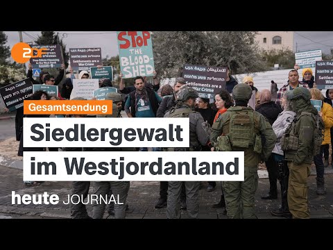 heute journal vom 15.11.2025 Westjordanland, JU gegen Merz, Bundeswehr in Neuseeland