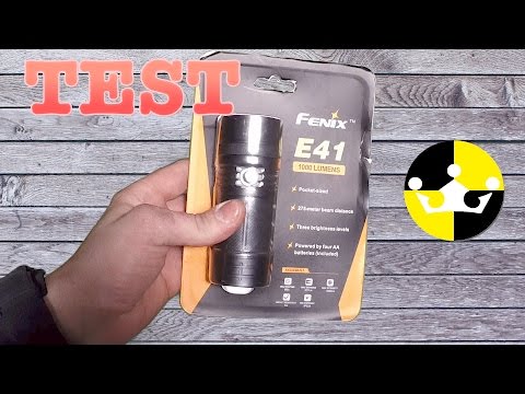 FENIX E41 Review  Deutsch  Test