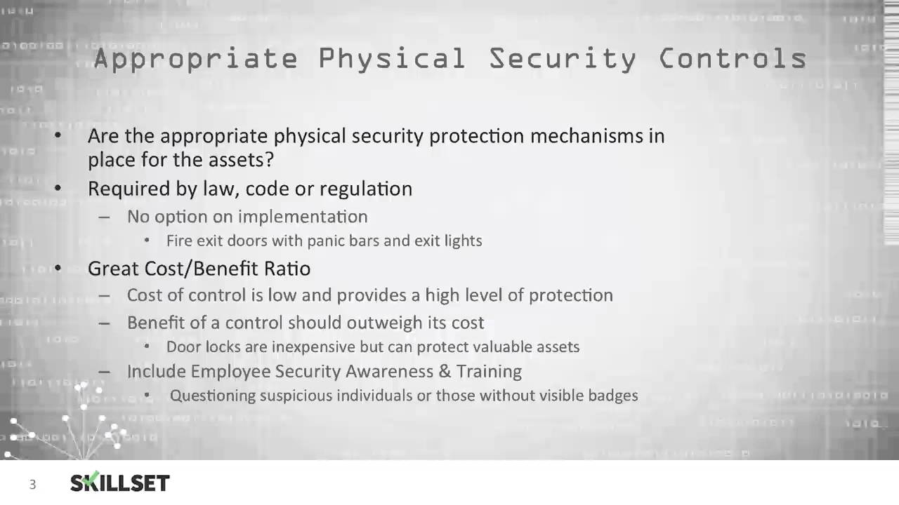 Physical Security (CISSP Free by Skillset.com)