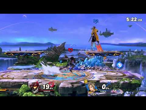 UpperCity Smash XIV WR2 - Zhab (Cloud, Samus) VS Space (Robin)