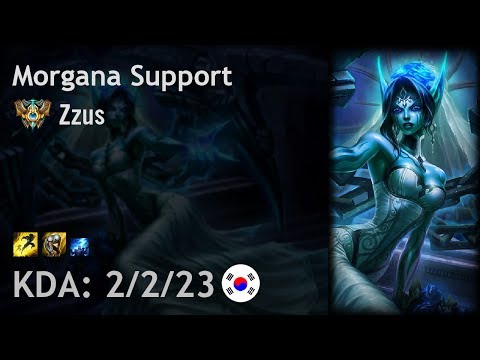 Morgana Support vs Blitzcrank - Zzus - KR Challenger Patch 7.10