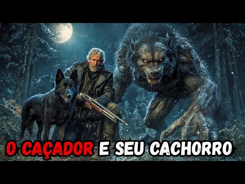 O CAÇADOR DE LOBISOMEM E SEU CACHORRO LUTAM CONTRA A FERA NOTURNA - HISTORIA DE TERROR
