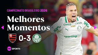 CARRASCAL É EXPULSO E VERDÃO GOLEIA COM GOLS DE FLACO, ALLAN E PAULINHO | FLAMENGO 0X3 PALMEIRAS