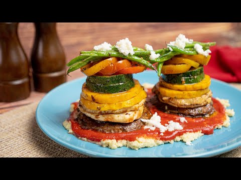 Grilled PORTOBELLO MUSHROOM TOWER | Recipes.net