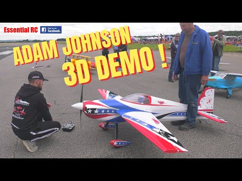 Now that's 3D RC Flying ! Adam Johnson demo at Large Model Association (LMA) Elvington Show