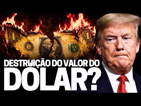 “EU AMO INFLAÇÃO!” - Trump está desvalorizando o dólar de propósito? Entenda a queda do dólar!