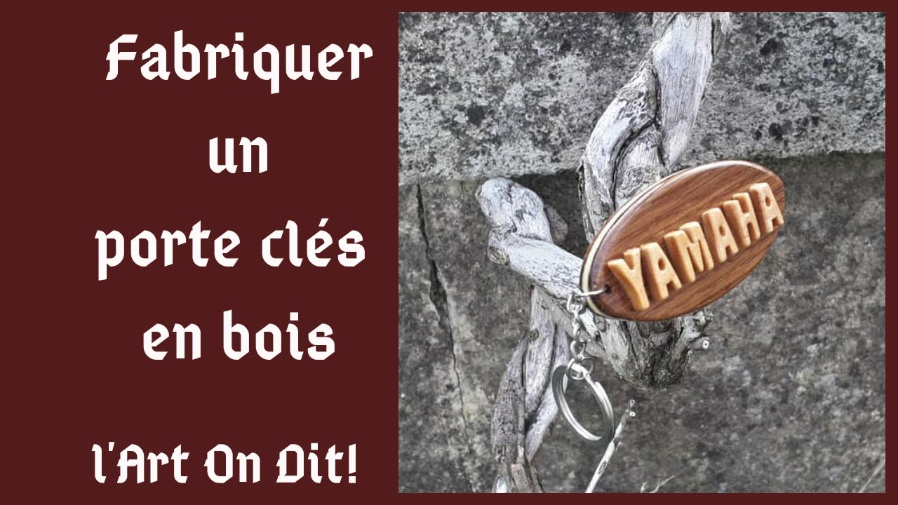 Fabriquer un porte clés en bois