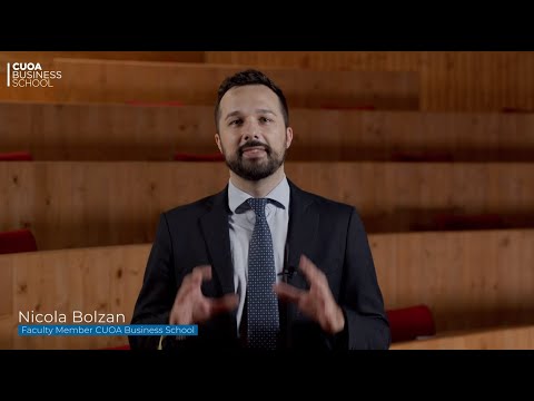 Nicola Bolzan, Faculty Member CUOA, presenta il corso