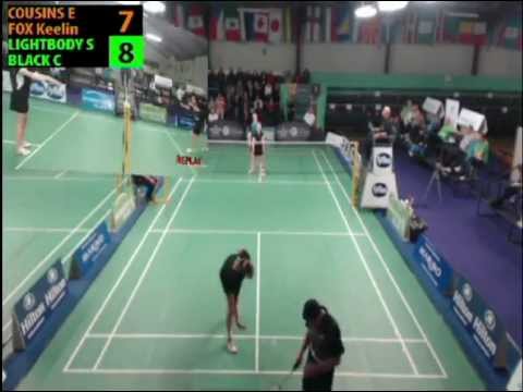 Fyffes Irish Future Series 2012 - Mixed Doubles Final, Set 1 (Cousins & Fox vs Lightbody & Black)
