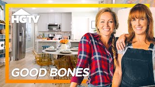 Tiny Duplex TRANSFORMED into Cute Pink Cottage | Good Bones | HGTV