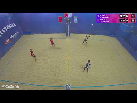 22:10 M. Kyselov / O. Kryvoshap - D. Kliuiev / R. Voloshchuk 24.01.2023 | Winners Beach Volleyball