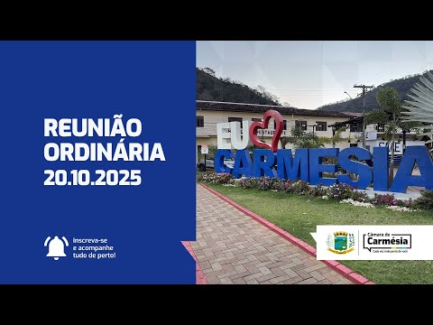 REUNIÃO ORDINÁRIA 20/10/2025