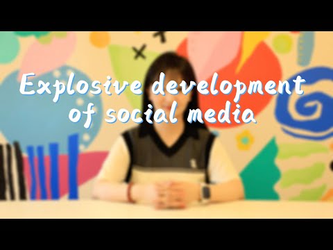 Explosive development of social media