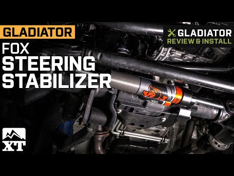 Jeep Gladiator JT FOX Factory Race Series 2.0 ATS Steering Stabilizer Review & Install