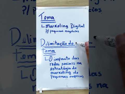 Entenda a diferença: tema x delimitação de tema