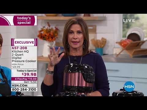 Kitchen HQ 2Quart Digital Pressure Cooker