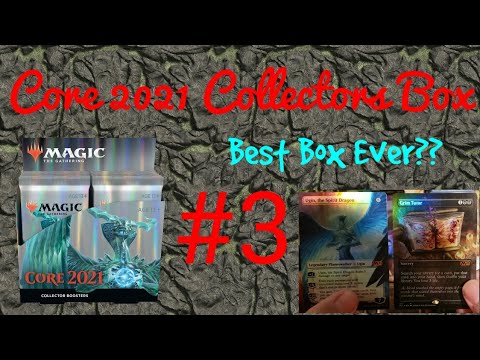 Core 2021 collectors edition booster box #3, BEST BOX EVER!!!! Foil & non-foil epic pulls X2