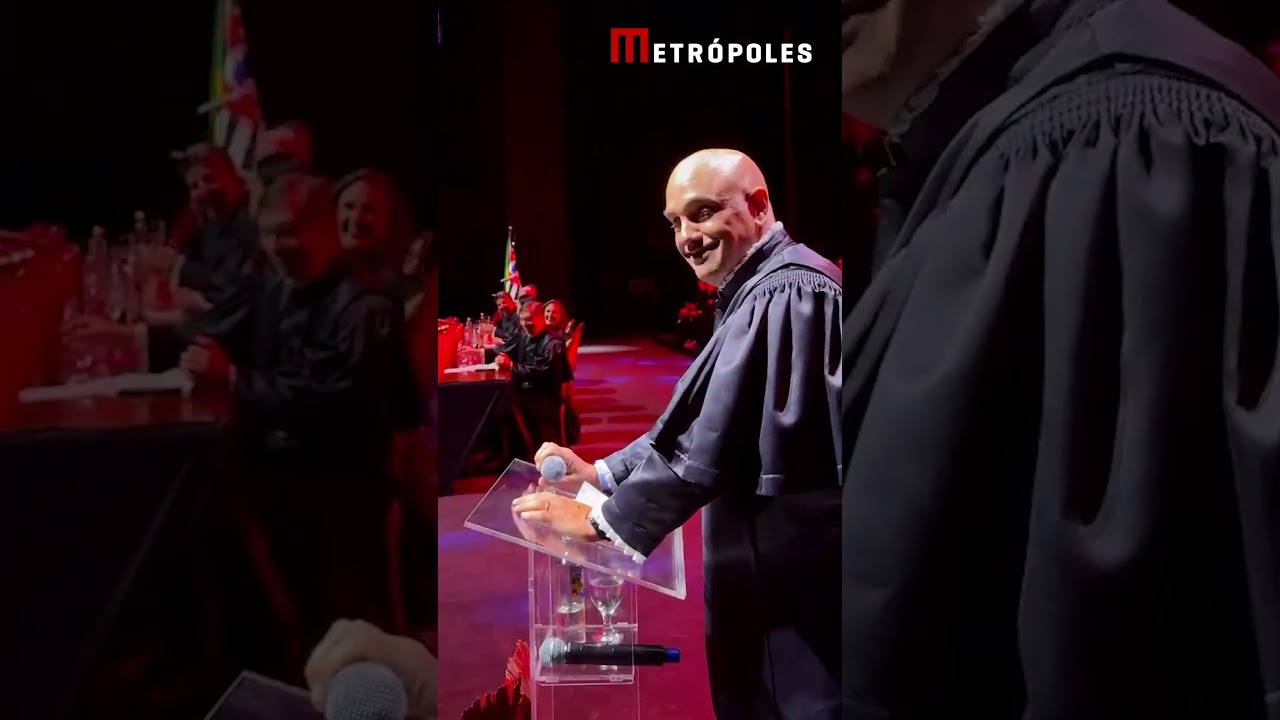 Após transferir Bolsonaro para papudinha, Moraes discursa em colação de grau da USP