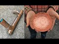 Making A Copper Bowl From Old Pipes