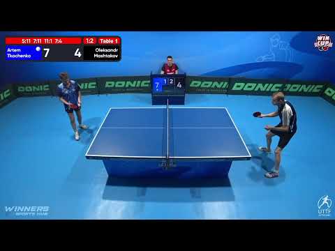 01:30 Artem Tkachenko 1 - 3 Oleksandr Mashtakov West 5 WIN CUP 31.10.2022 | TABLE TENNIS WINCUP
