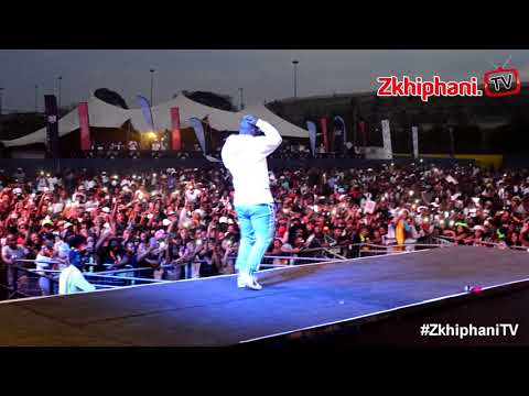 Cassper Nyovest performs at #MajorLeagueGardens19Sep