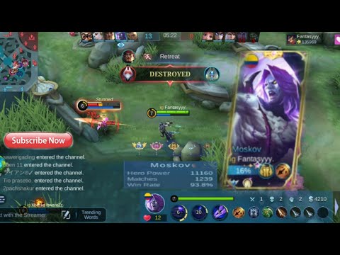 93.8% Win Rate😱 Moskov🌍 Top 1 Global Moskov {ig} Fantasyyy. players.