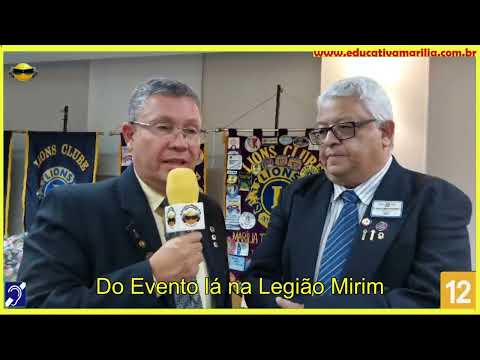 Tv Educativa Prof Dr  Emerson entrevista Zaparólli Jornalista e Presidente do Lions Clube Marília S.P Nov 2.024