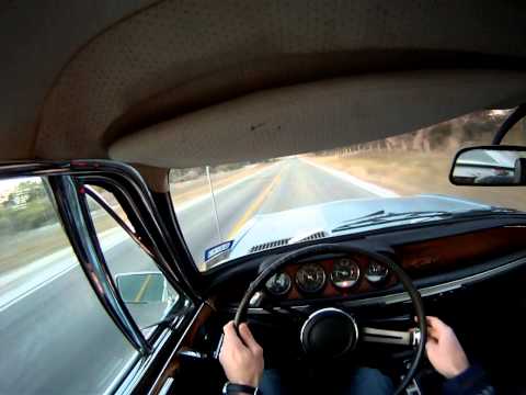 E9 1969 BMW 2800 C.S. Back road acceleration: Dual Weber Carburetors