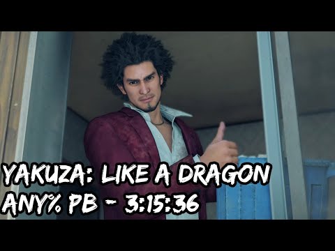 Any% Yakuza Like a Dragon Speedrun - 3:15:36