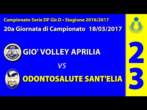 20a: Giò Volley Aprilia - Odontosalute Sant'Elia 2-3