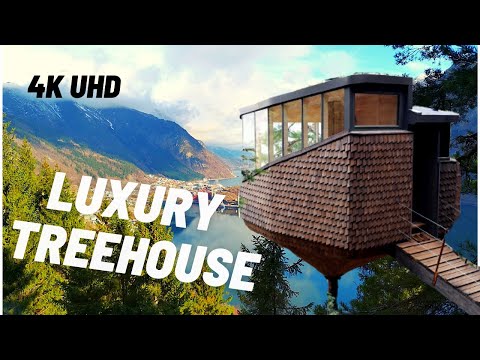 Woodnest Odda Treehouse | Travel video 4K | Hardanger, Norway