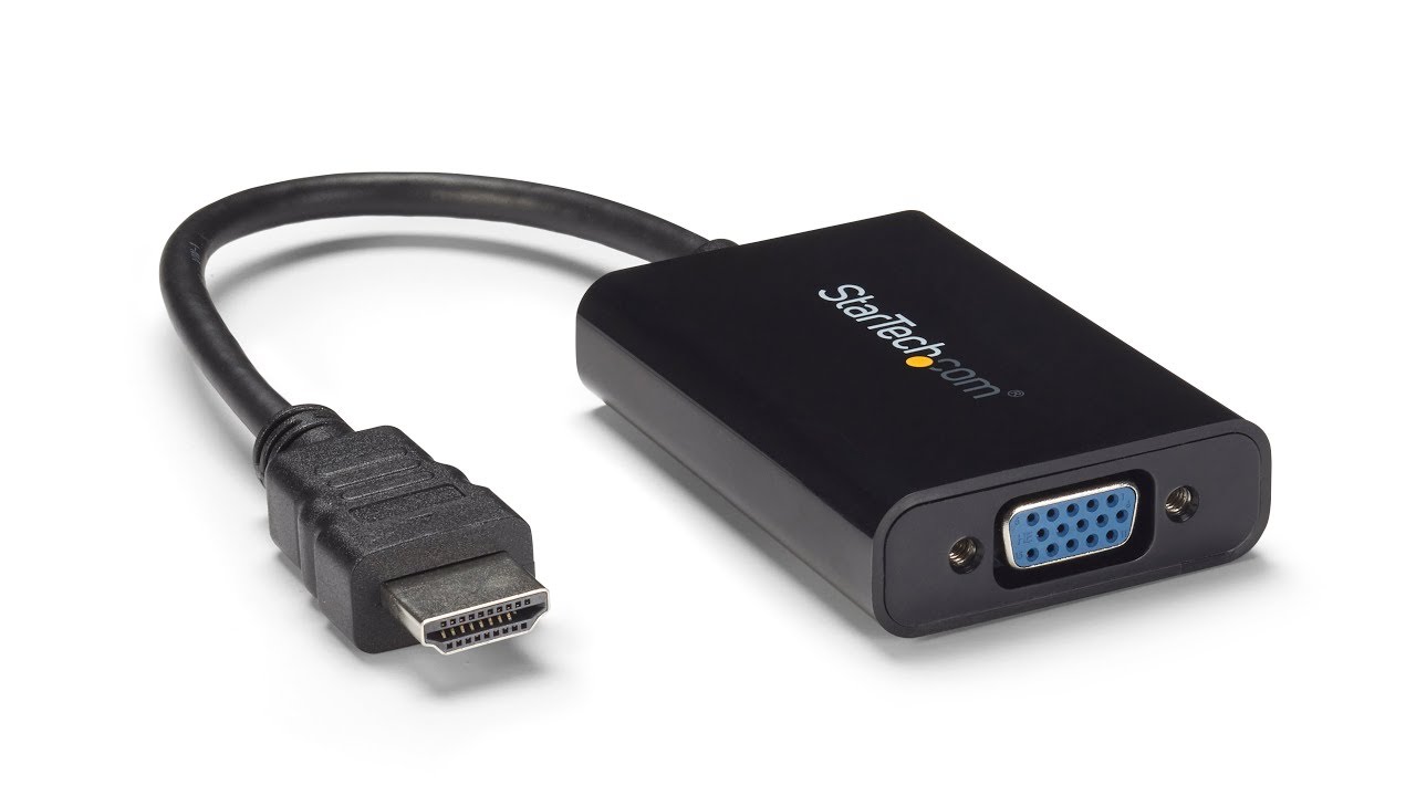 HDMI to VGA Video Adapter Converter with Audio - HD2VGAA2 | StarTech.com
