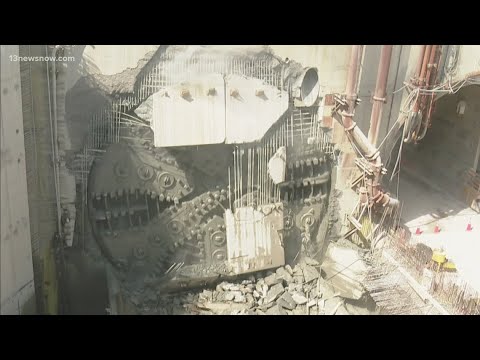 Mary the tunnel-boring machine's latest milestone in the HRBT Expansion Project