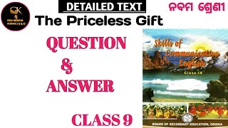 The Priceless Gift Class 9 English Question Answer