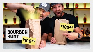 ✨BOURBON HUNT CHALLENGE / Who Finds the Best $100 Bottle?