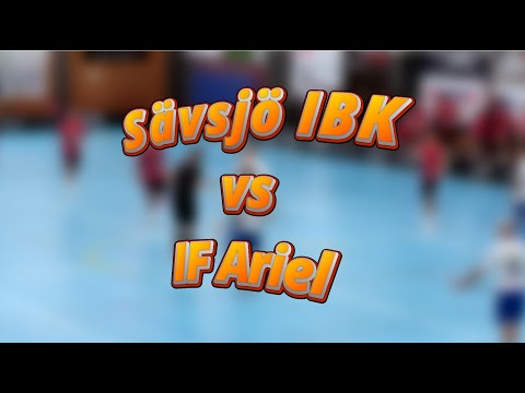 2026-01-16 Innebandy Sävsjö IBK - IF Ariel