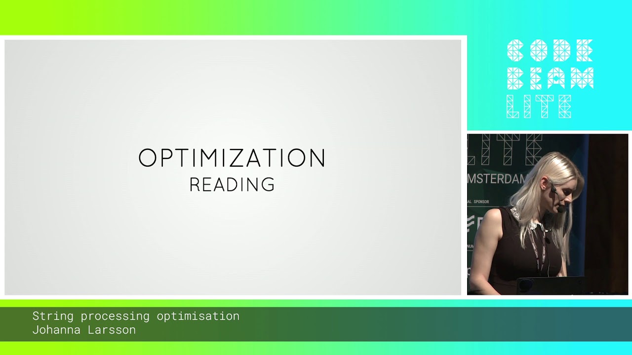 String Processing Optimization