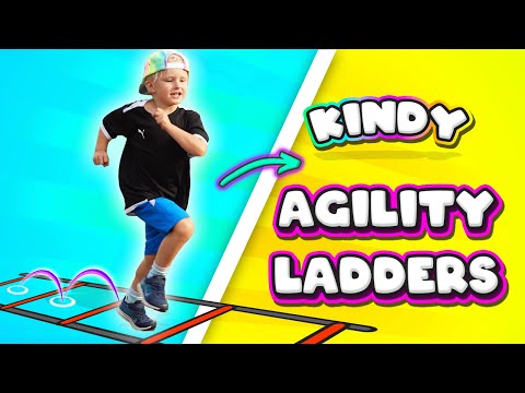 Kindergarten AGILITY LADDER skills (Lesson 3): Co-ordination & locomotion