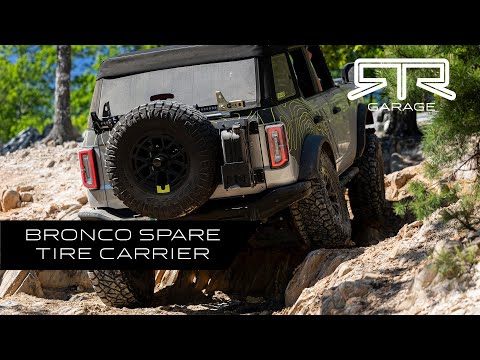Installing the 21+ Bronco RTR Spare Tire Carrier