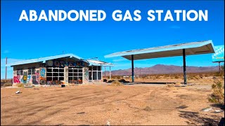 I went inside a old Abandoned Gas Station/Middle of nowhere! #vlog #fyp #abandoned #scary