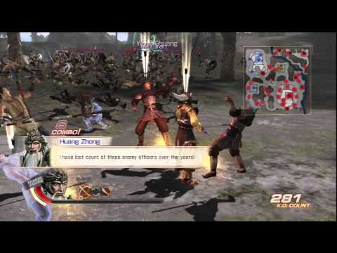 Shu Story Mode Stage 3-1 (1) Battle of Mt. Dingjun Dynasty Warriors 7 HD