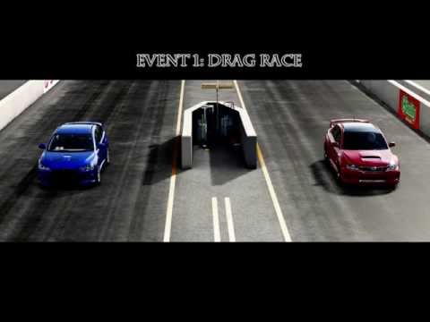Forza Motorsport 4 Battle - S1.E15: Subaru Impreza WRX STI Vs Mitsubishi Evolution X GSR