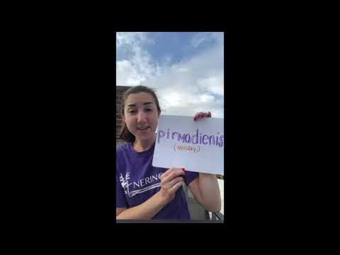 Learn the Days of the Week in Lithuanian with Jess